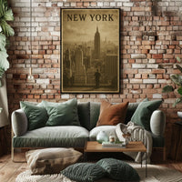 New York Cityscape Poster