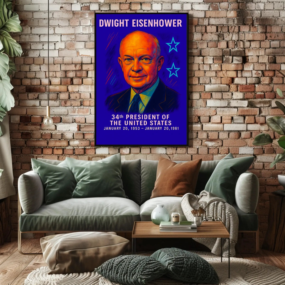 Dwight Eisenhower 34th President Poster