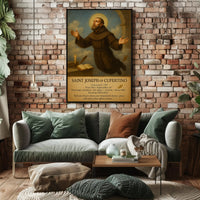 Saint Joseph of Cupertino Religious Levitation Heritage Poster