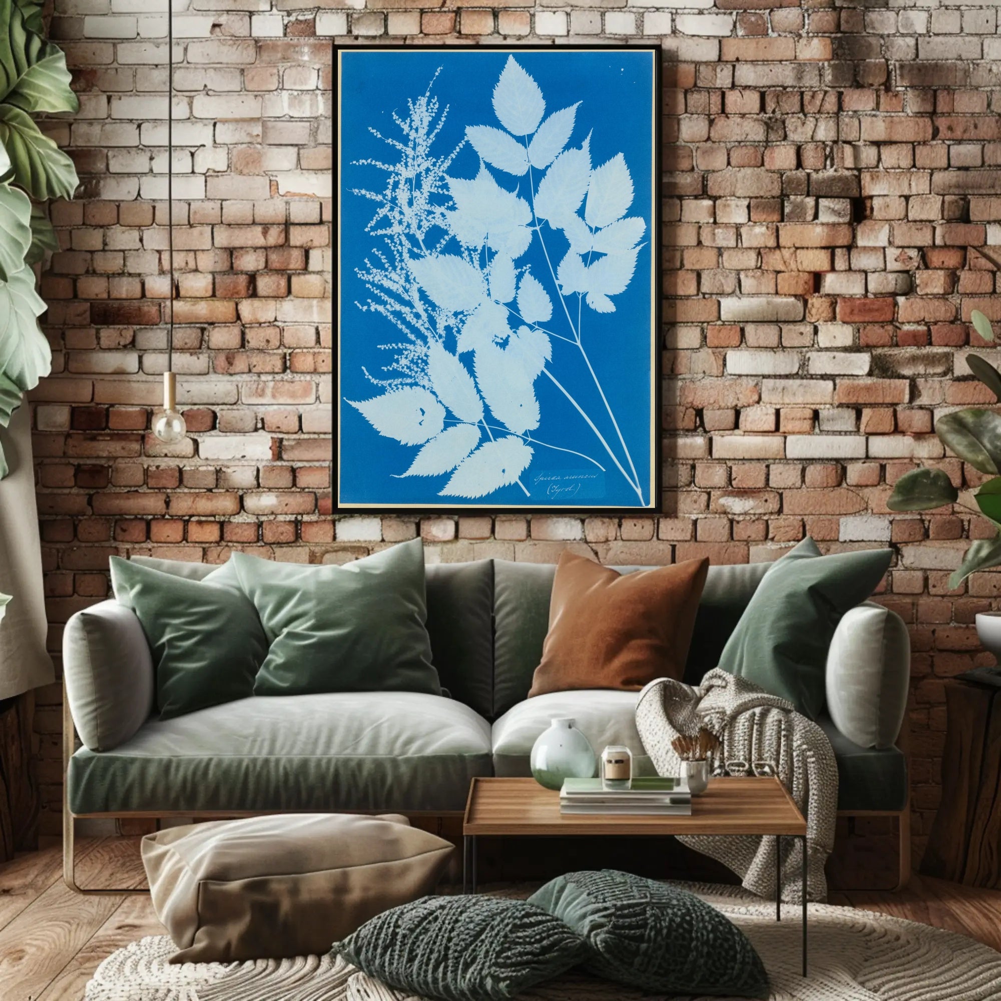 Botanical Cyanotype Poster