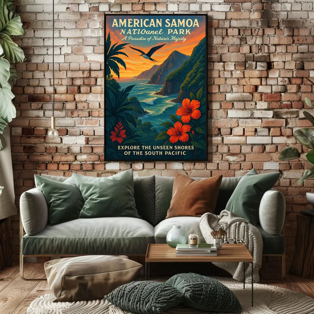 Explore the Unseen Shores of American Samoa Poster