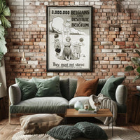 Belgium Relief Effort Compassionate Propaganda Poster PosterGoat