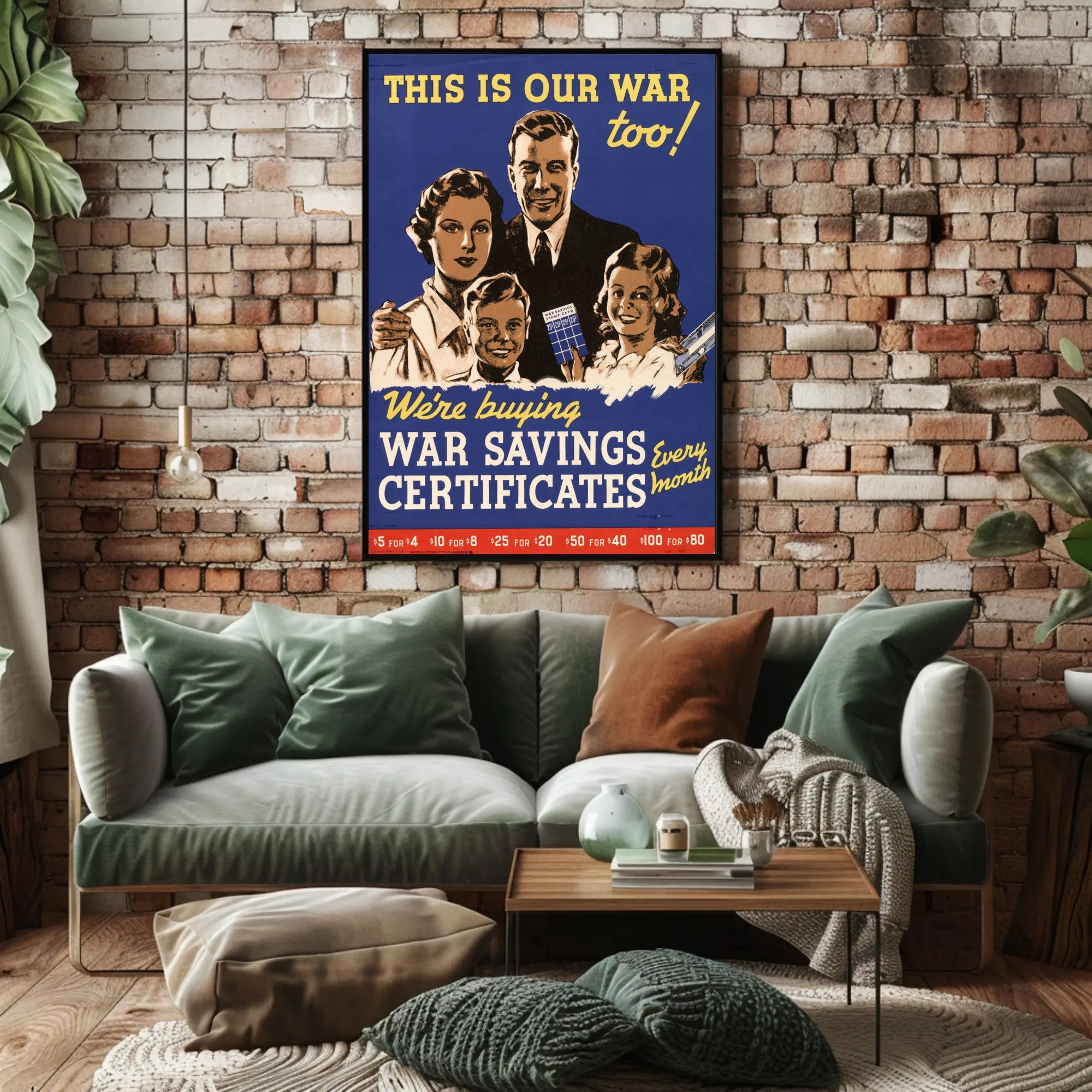 War Savings Certificates Promotion Poster PosterGoat