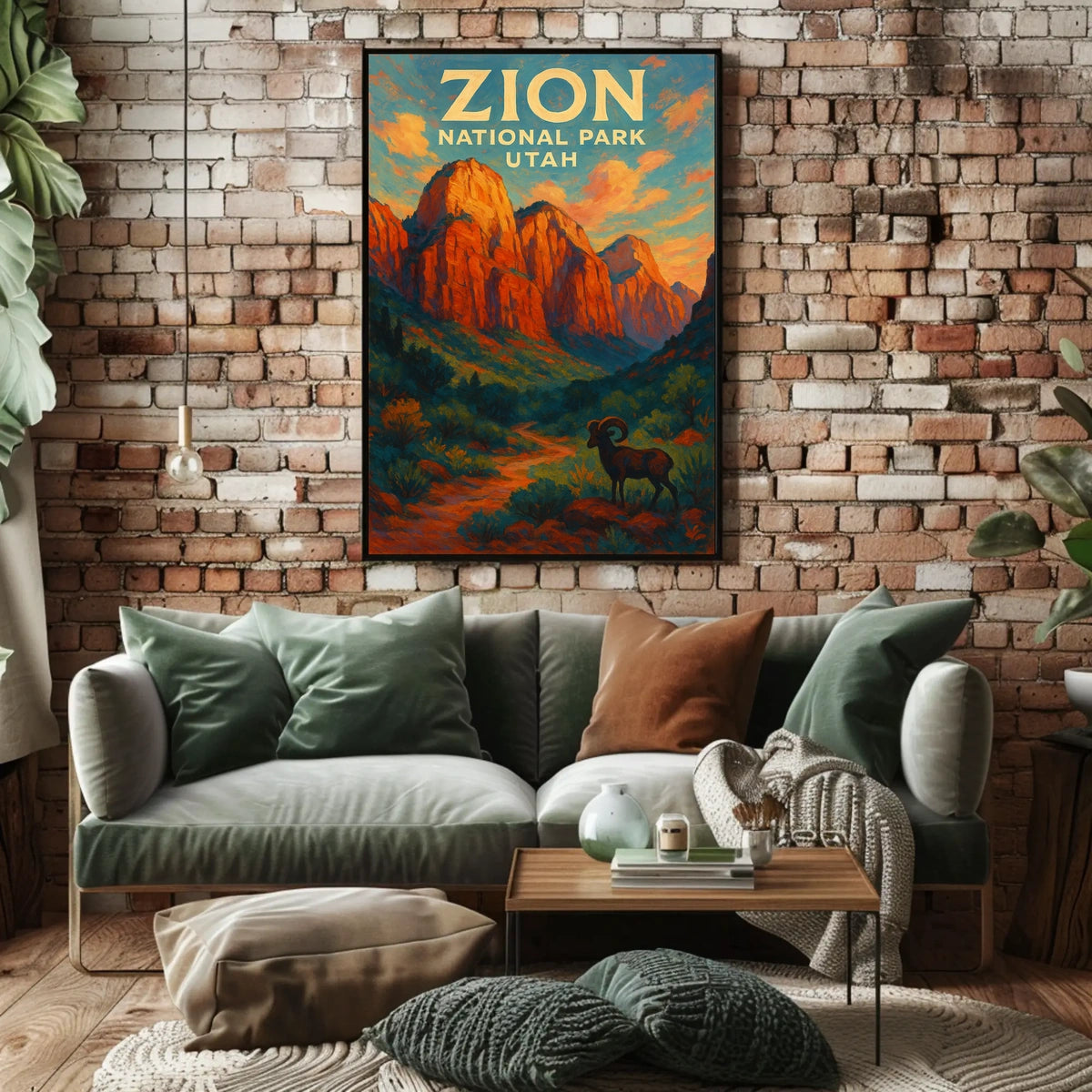 Zion National Park, Utah Sunset Poster