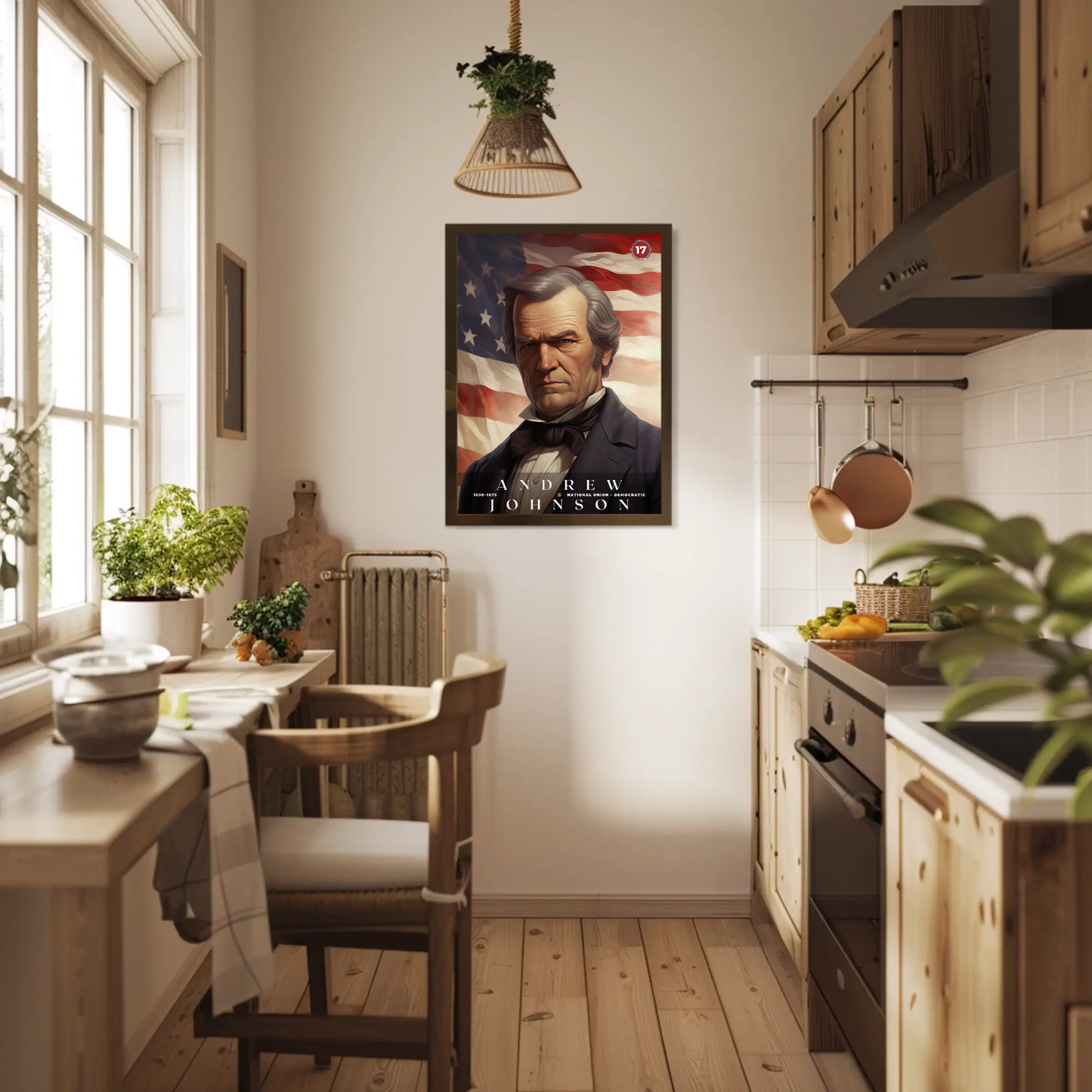 Andrew Johnson 17th President Of The United States Portrait