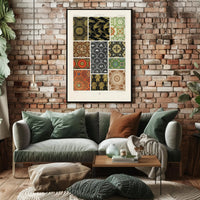 Japanese Pattern Designs Poster