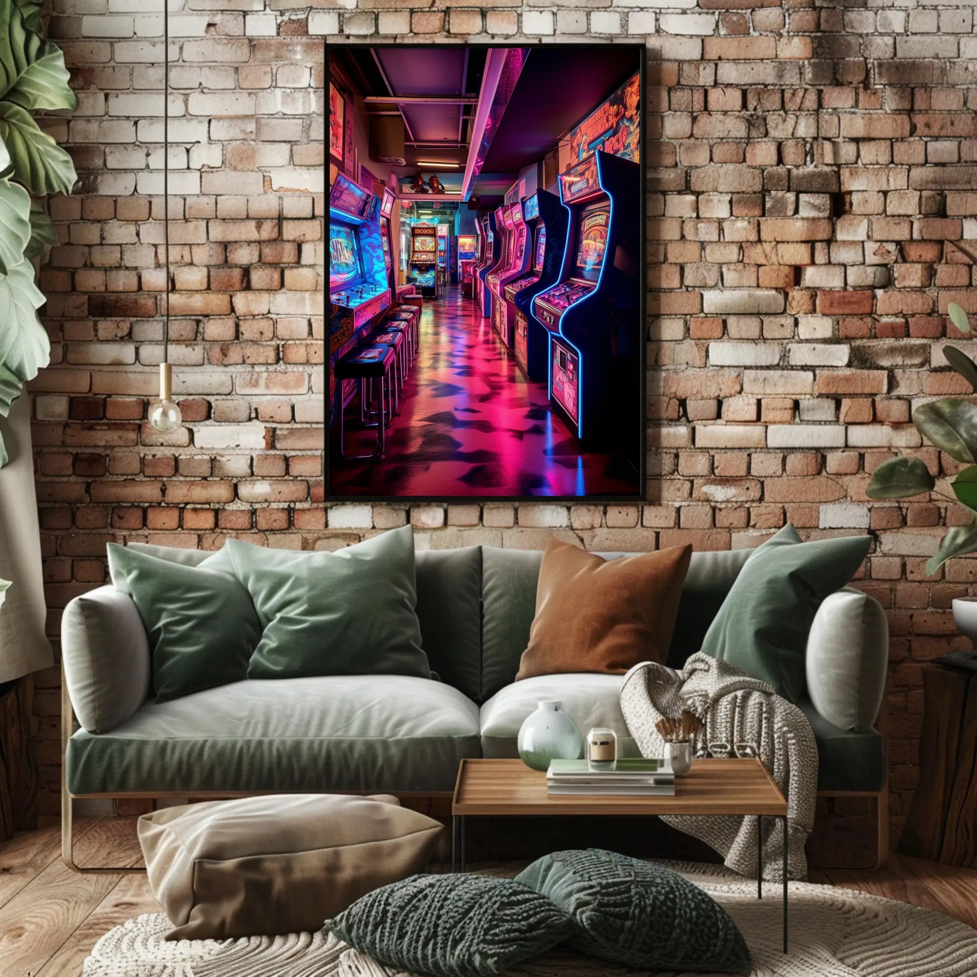 Retro Arcade Wonderland Poster