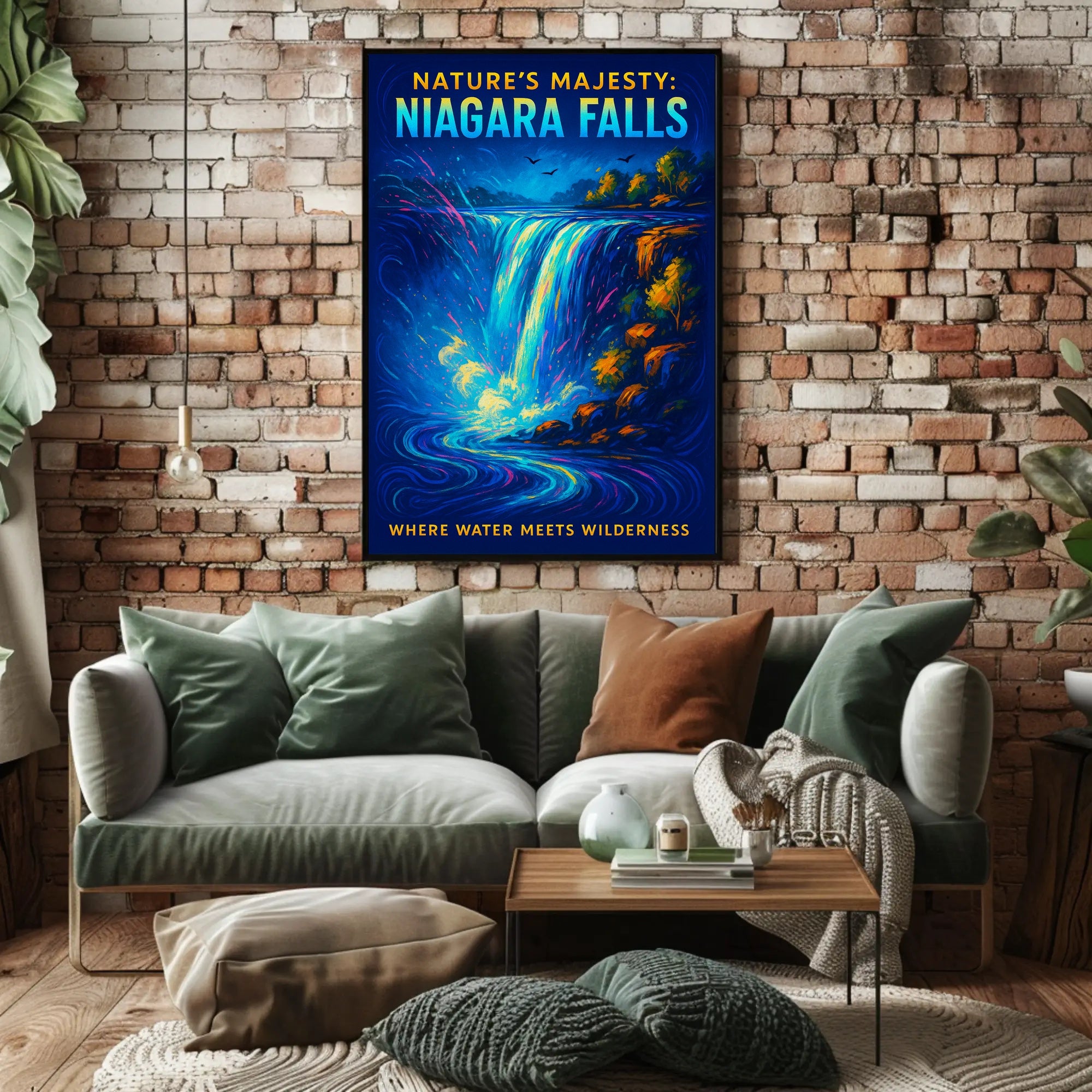 Nature's Majesty: Niagara Falls Poster