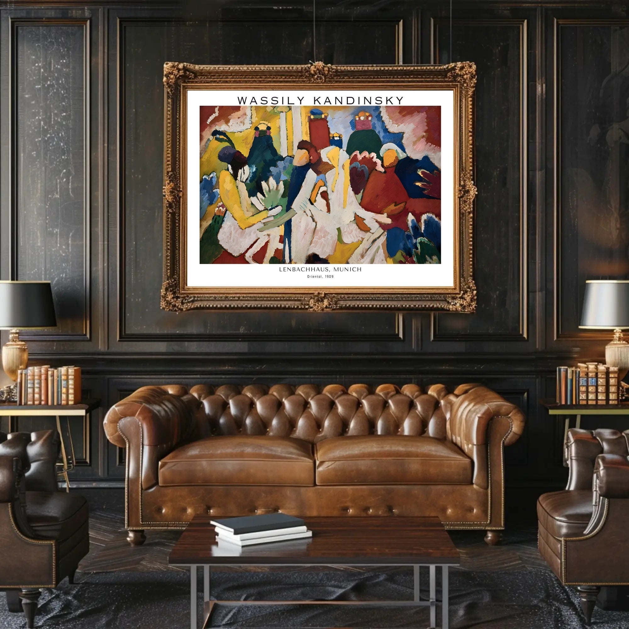 Wassily Kandinsky "Oriental 1909" Poster