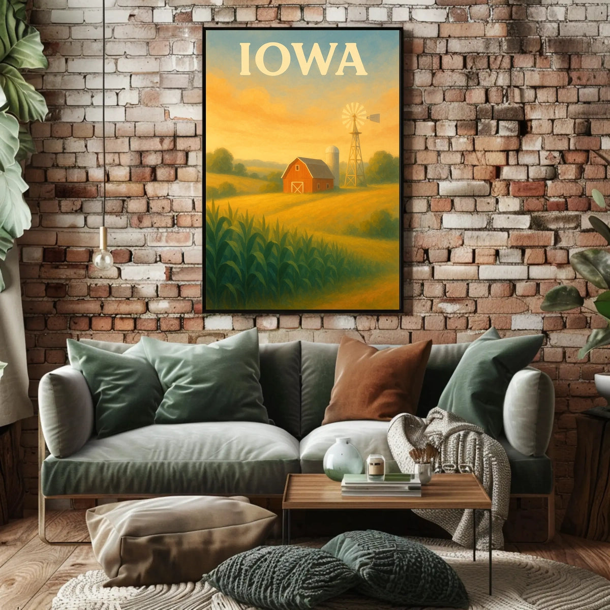 Iowa Countryside Poster
