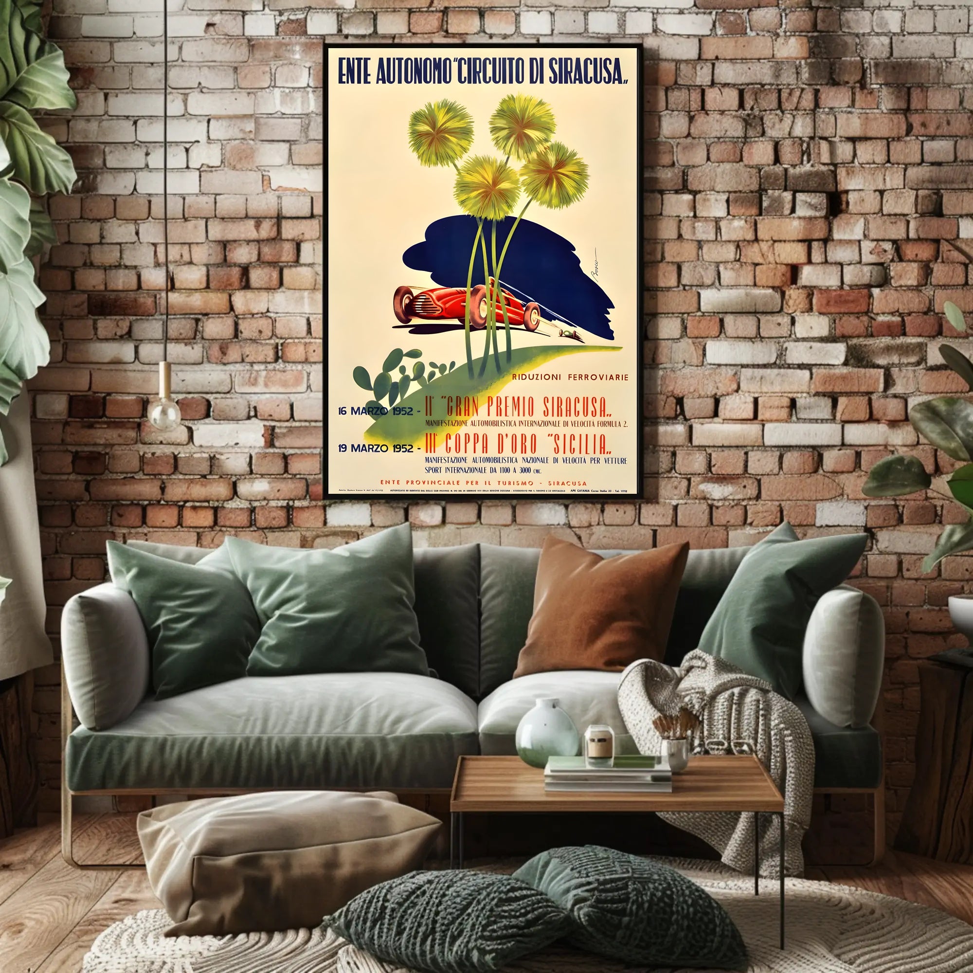 Gran Premio Siracusa 1952 Poster