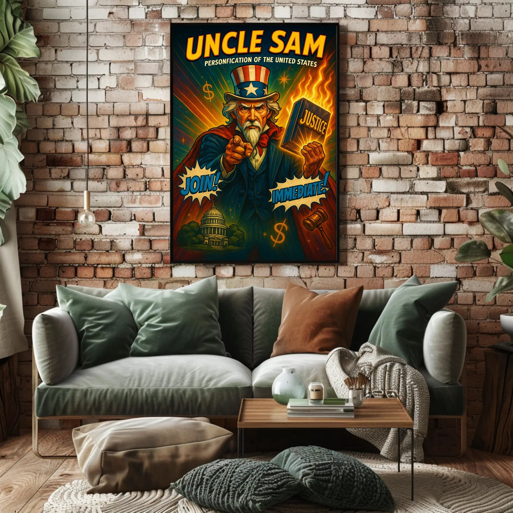 Uncle Sam – Personification of the United States Poster PosterGoat