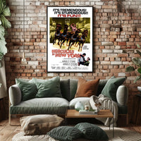 Hercules Conquers New York Mythology Poster Retro Wall Art