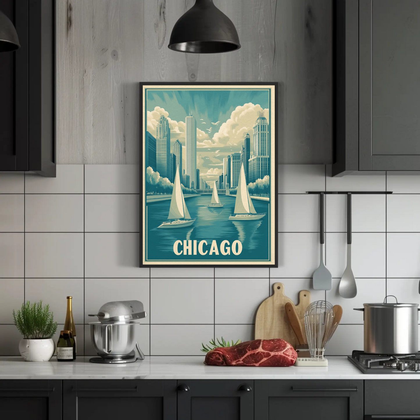 Chicago Vintage Poster