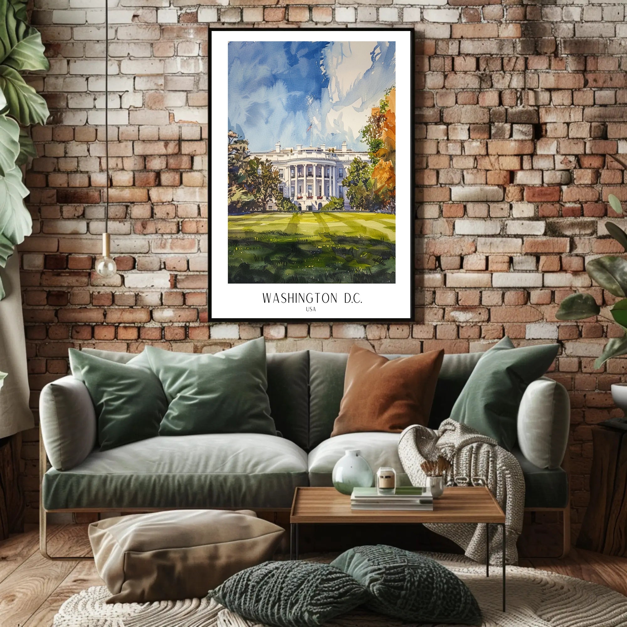 The White House in Washington D.C Poster PosterGoat
