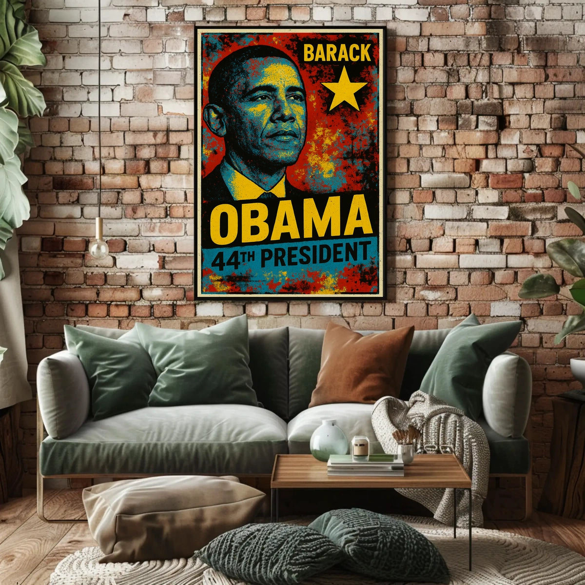 Barack Obama 44th President of the United States Graffiti Pop Art Poster