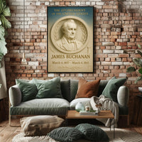 James Buchanan Presidential Poster