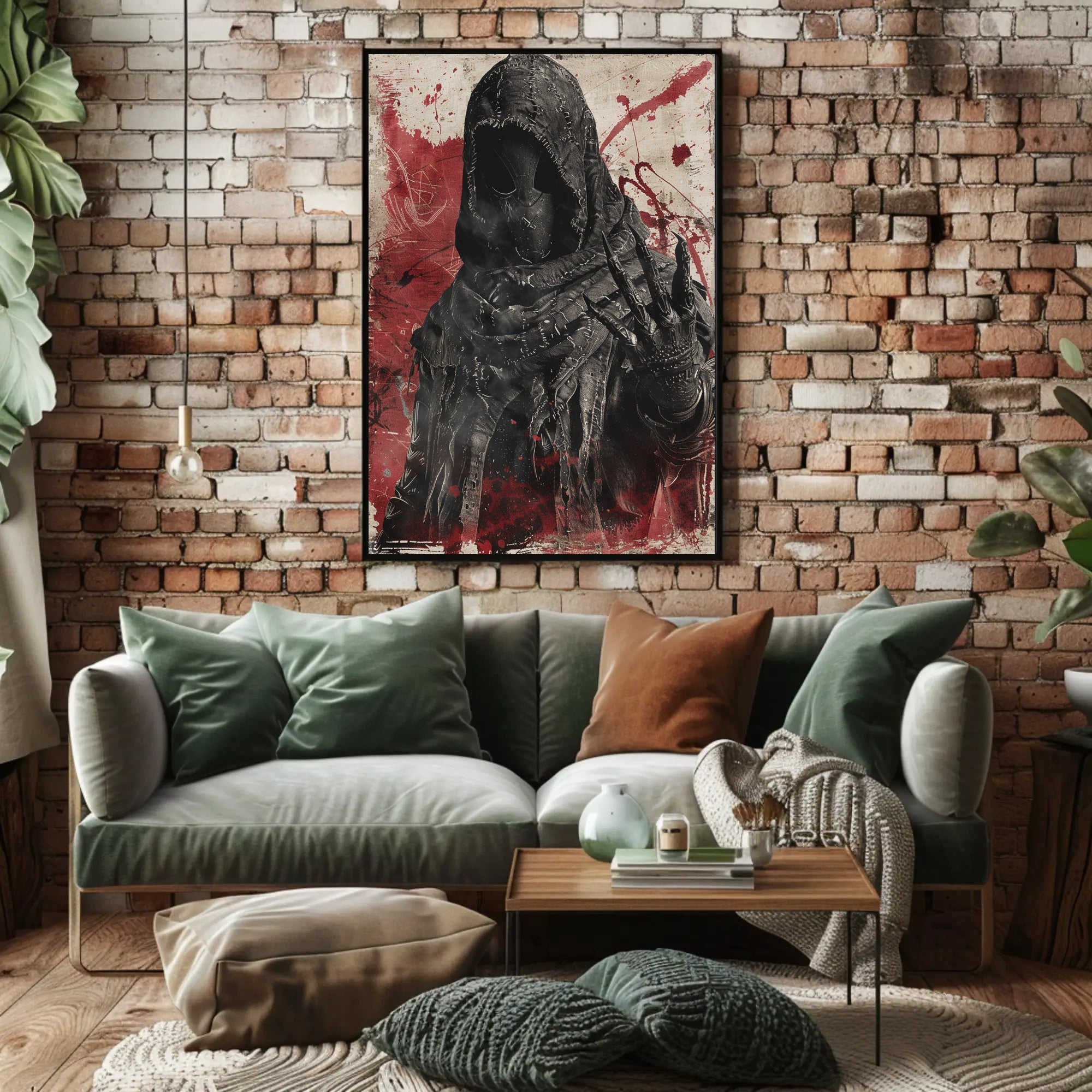 The Enigmatic Figure Art Poster Decor for Home and Office PosterGoat