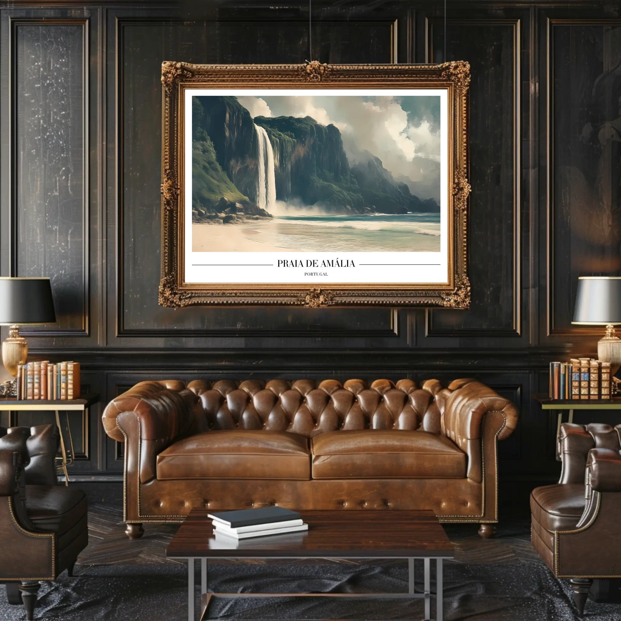 Serene Portugal Coastal Escape Travel Poster