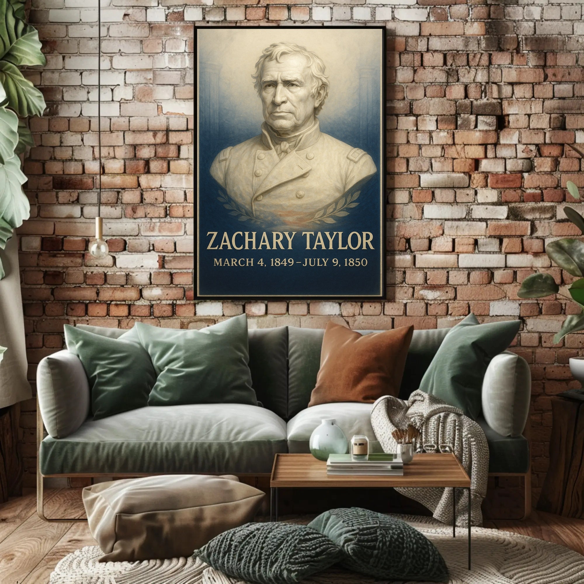 Zachary Taylor Presidential Term Poster PosterGoat