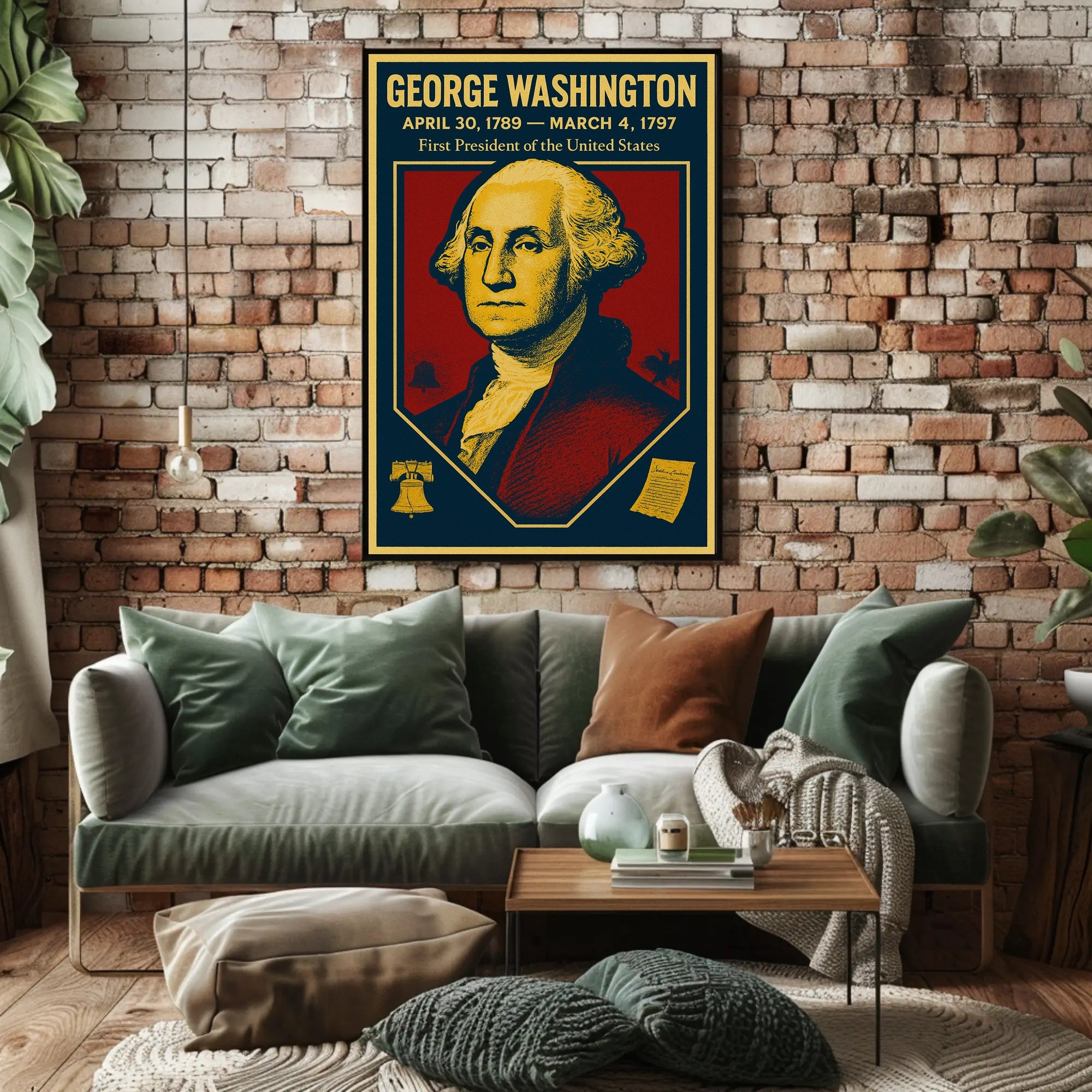 George Washington First President Poster PosterGoat