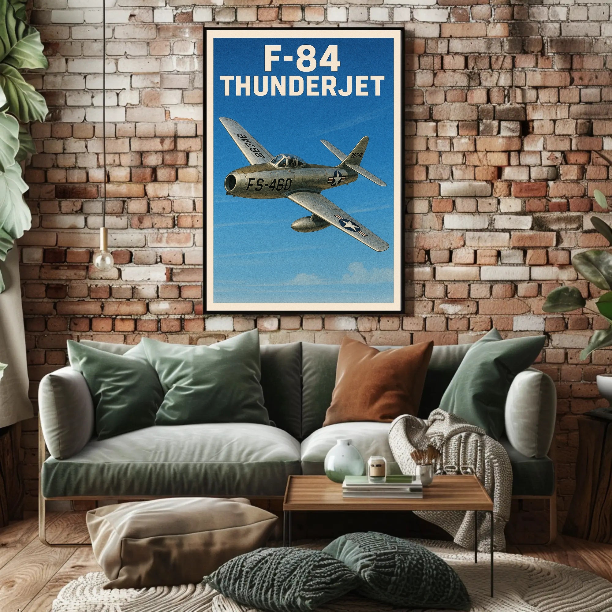 F-84 Thunderjet Poster PosterGoat