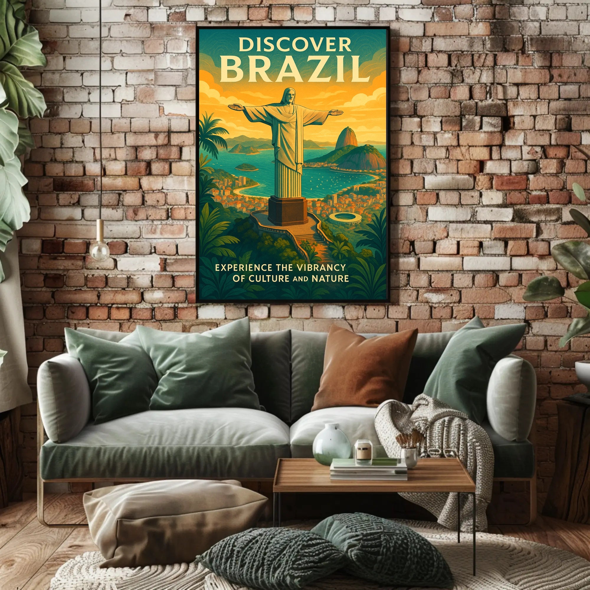 Discover Brazil Poster