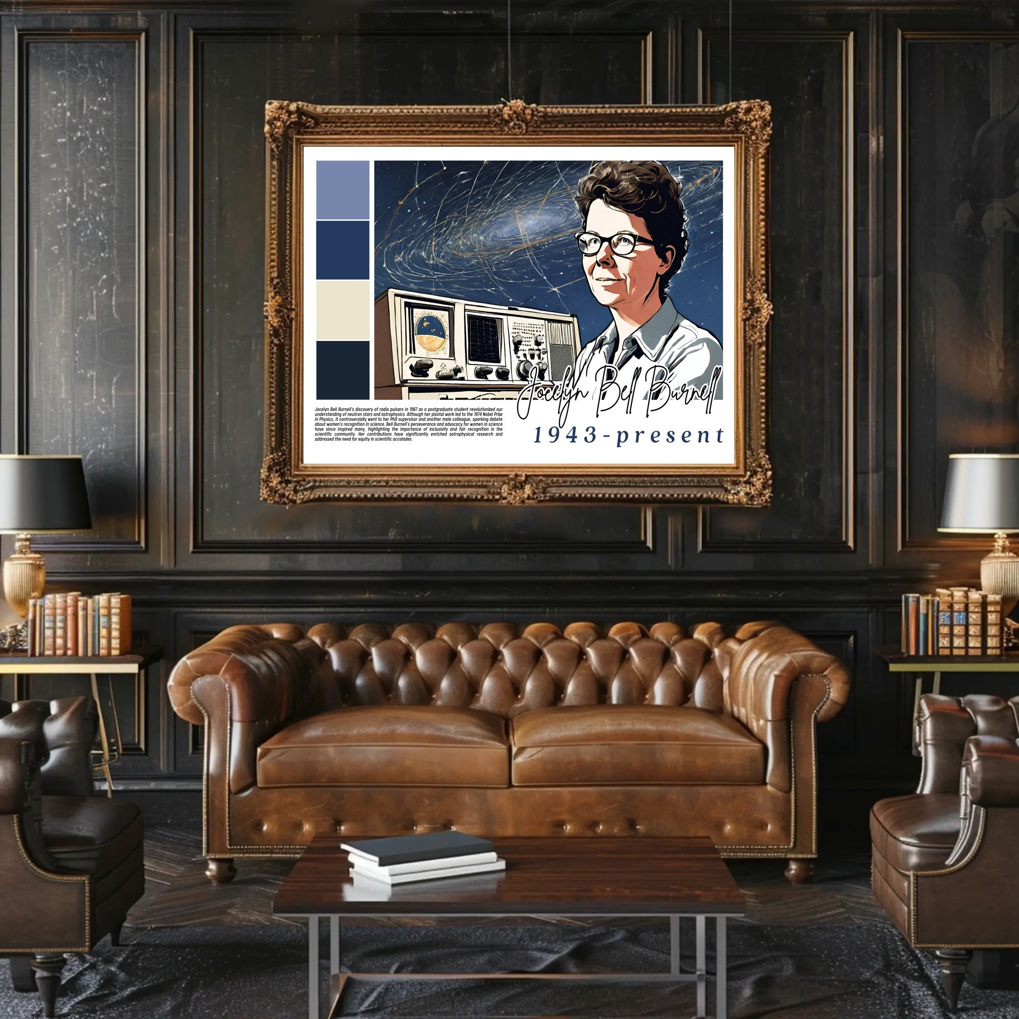 Jocelyn Bell Burnell: A Legacy in Astrophysics Poster