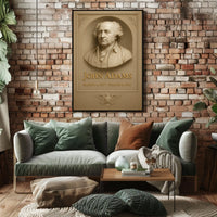 John Adams 2nd President Poster