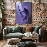 Spectral Archer Fantasy Dark Magic Wall Art Poster PosterGoat