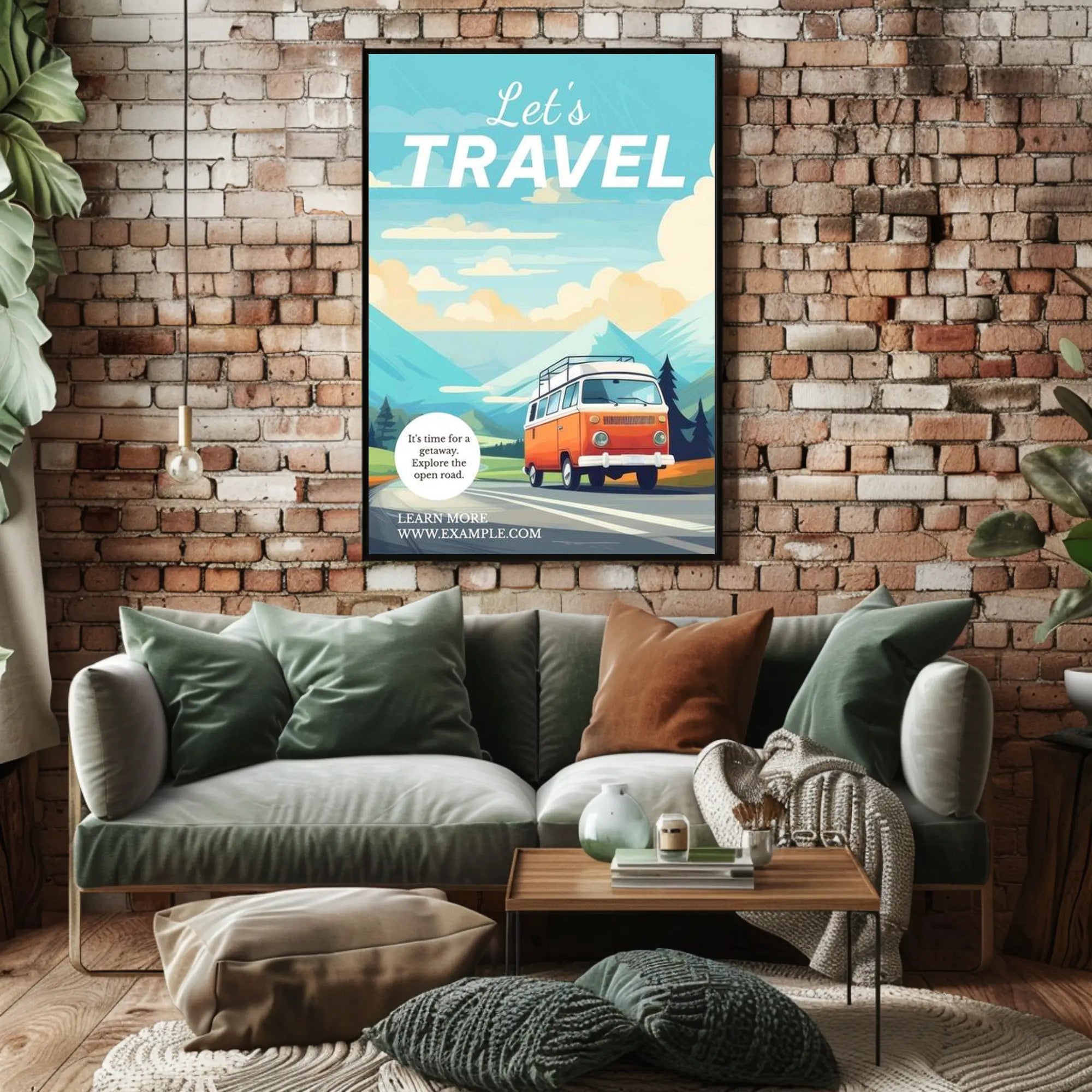 Let's Travel Poster PosterGoat