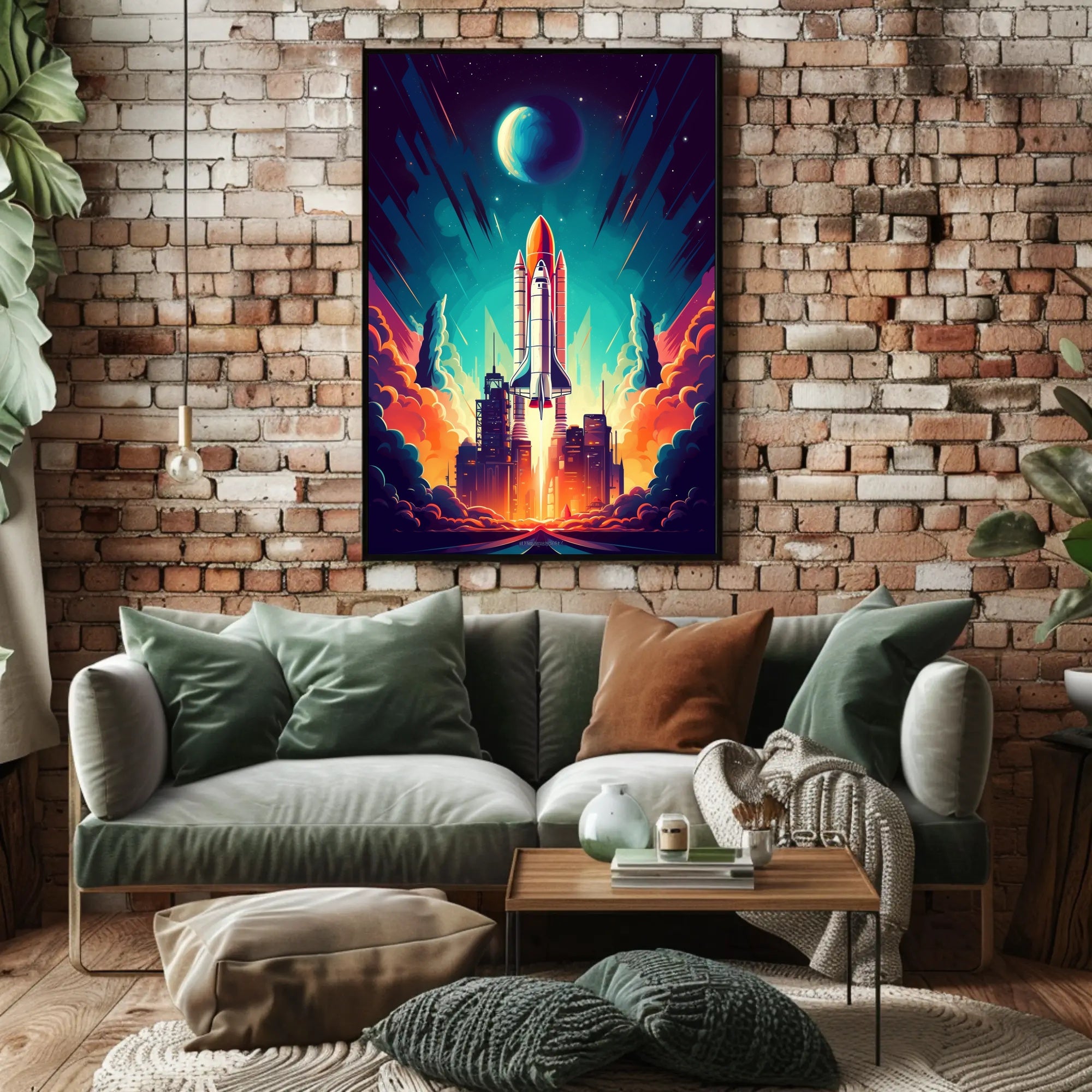 Cosmic Launch Poster