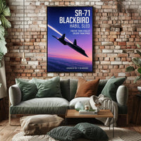 SR-71 Blackbird Poster PosterGoat