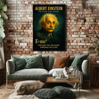 Albert Einstein The Genius of the Century Poster