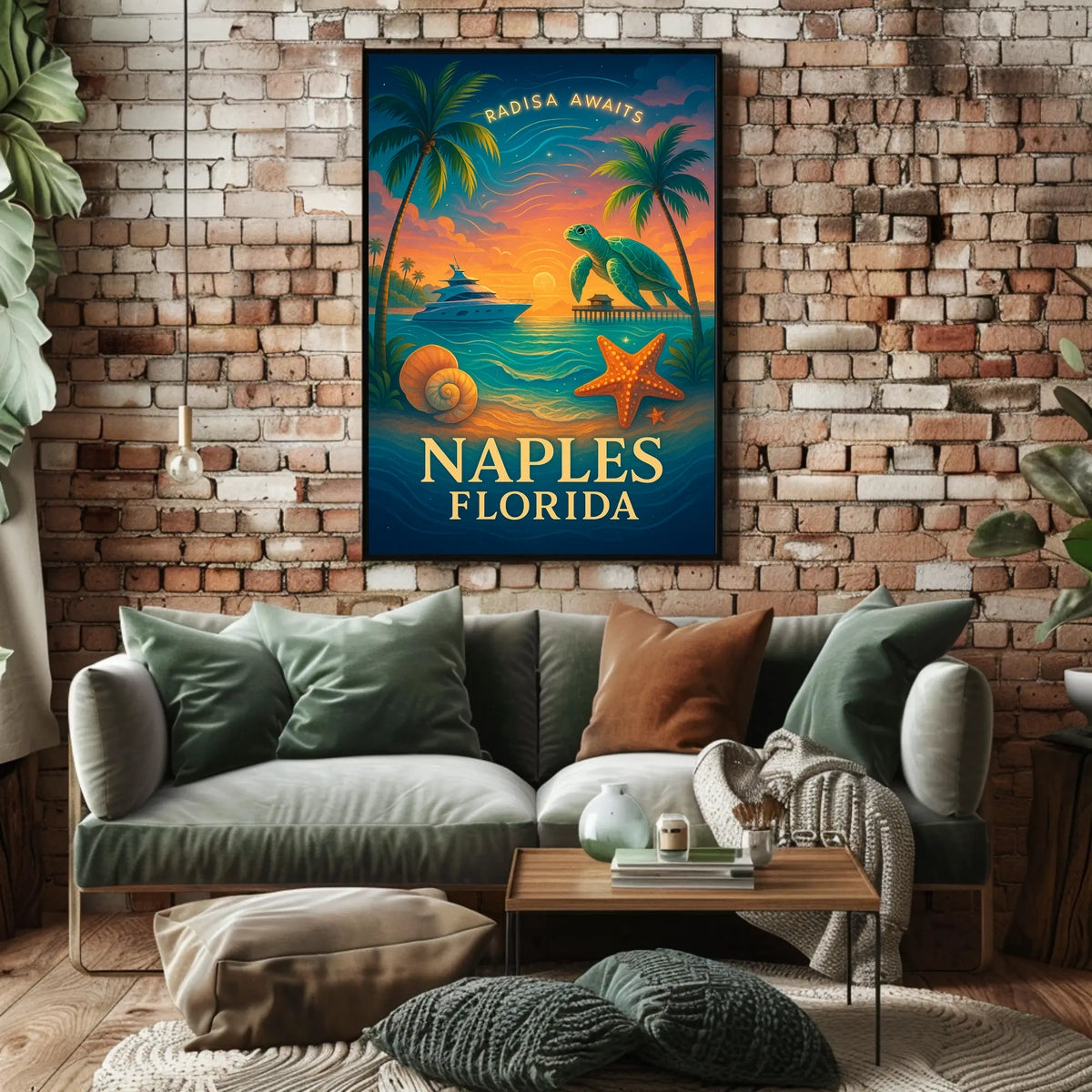 Naples, Florida Paradise Awaits Poster