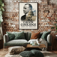 Calvin Coolidge 30th President of the United States Reflections Poster