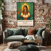 Saint Kateri Tekakwitha Poster PosterGoat