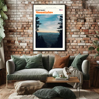 Great Smoky Mountains Scenic Poster Print