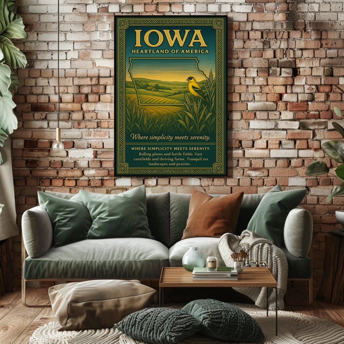Iowa Heartland of America Poster