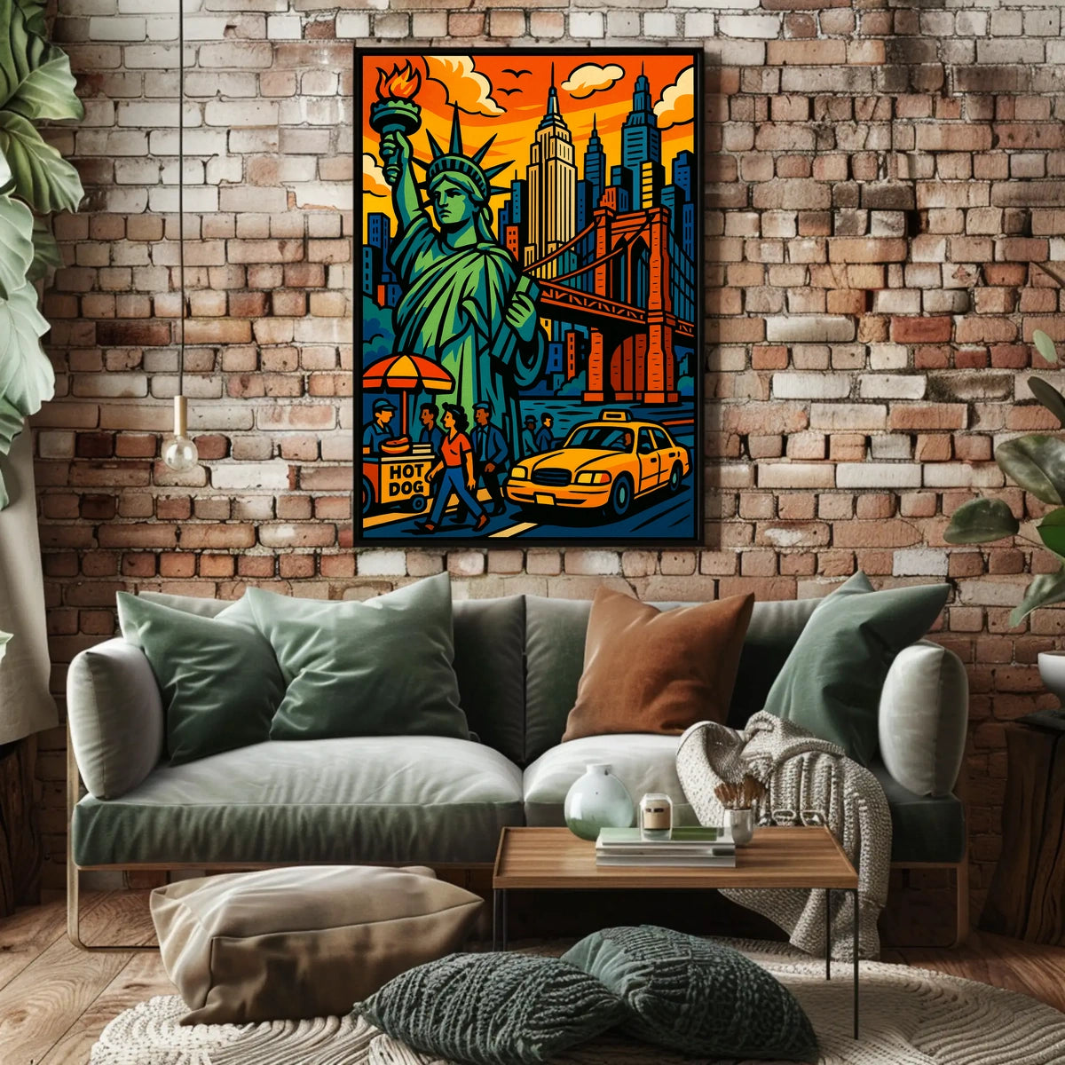 Vibrant New York City Life Poster