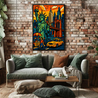 Vibrant New York City Life Poster