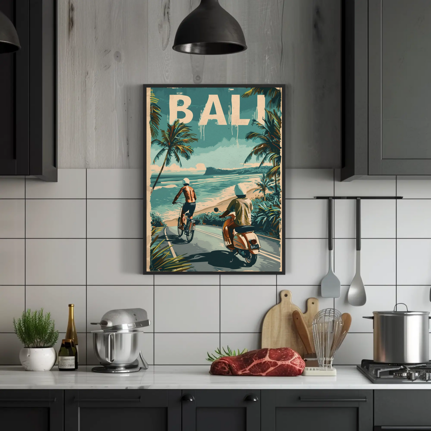 Bali Vintage Poster
