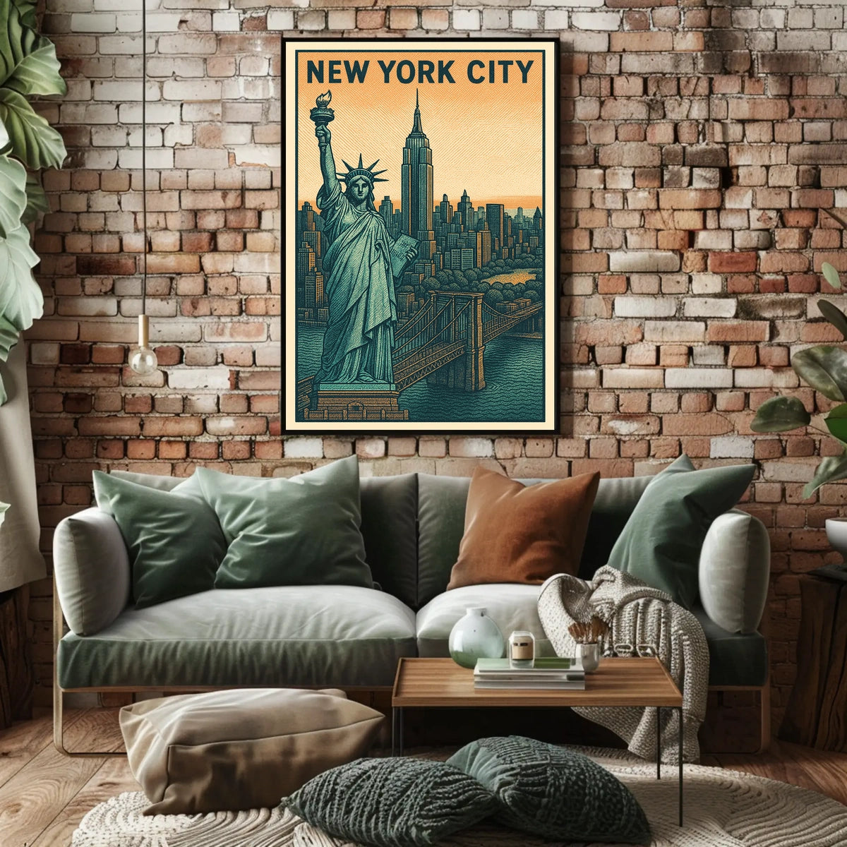 Iconic New York City Vintage Poster For Urban Decor Lovers