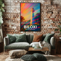 Biloxi Lighthouse Mississippi Poster