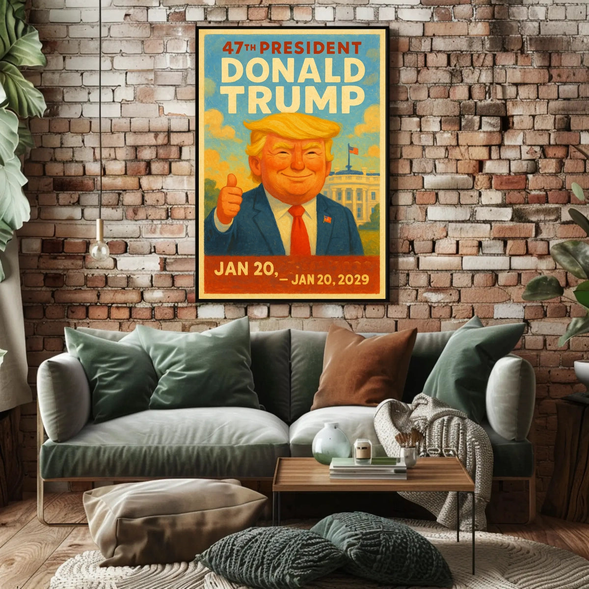Donald Trump Vision of Prosperity Poster