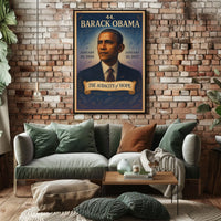 Barack Obama portrait art: Historical or Presidential Poster