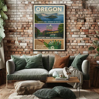 Oregon Highlights Poster
