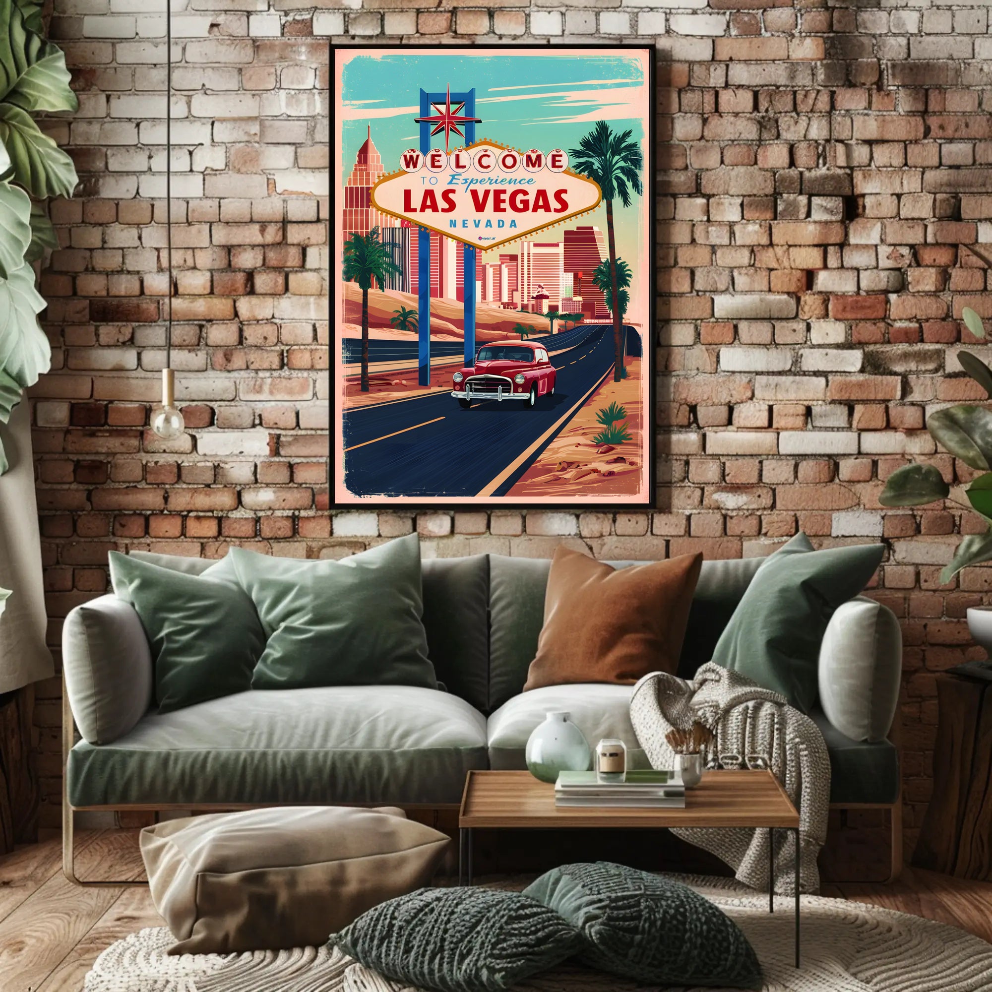 Vintage Las Vegas Adventure Poster