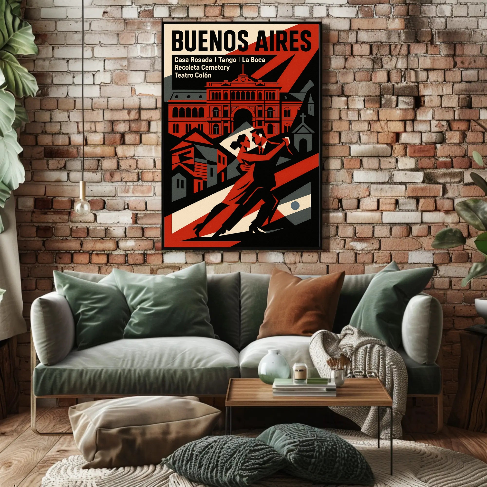 Buenos Aires Highlights Wall Art Print PosterGoat