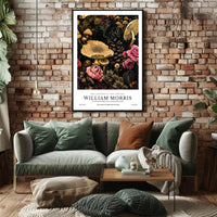 William Morris Cotton Prints Exhibition Poster